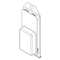 Visipak Thermoform-CLAMSHELL-#70-5.000-2.000-2.167-1.453-0.500-0.015-PVC-CLEAR-STOCK-L12192 78TFM - alternate 1